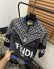 Fend_i Printed Tukrey Imported Premium Puffer Jacket