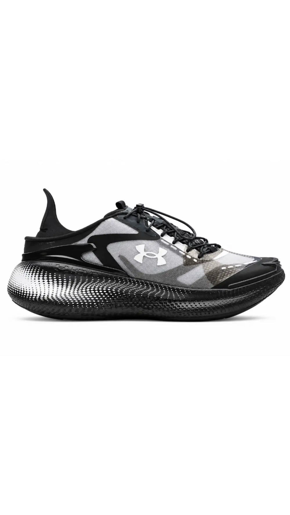 Under_Armour Echo Slip Speed Black White Shoes