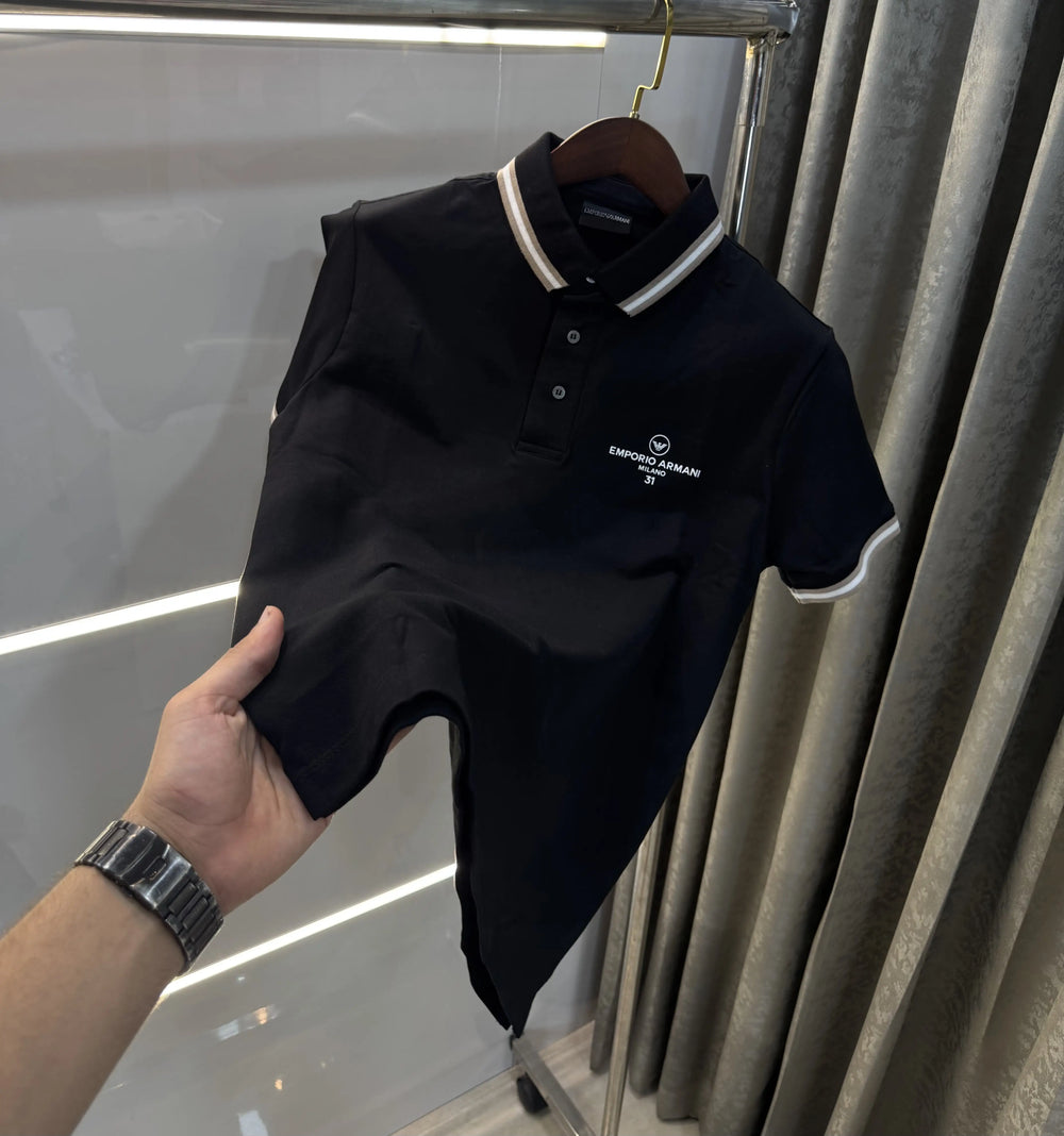 Empori o Arman i Black Premium Polo T-Shirt