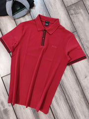 Hugo Bos s Red Logo Work Premium Polo T-shirt
