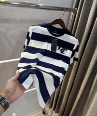 Hugo Boss Stripes Logo Print Premium Oversized T-shirt
