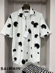 Balmai_n Turkey Imported Premium Linen Cotton Printed Half Shirt With OG BoX And Bag