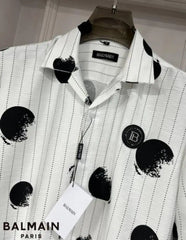 Balmai_n Turkey Imported Premium Linen Cotton Printed Half Shirt With OG BoX And Bag