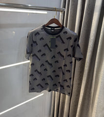 Hugo Boss Grey Logo Print Premium Oversized T-shirt