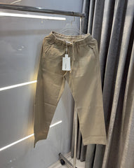 Calvin Klein Beige Premium Linen Trouser