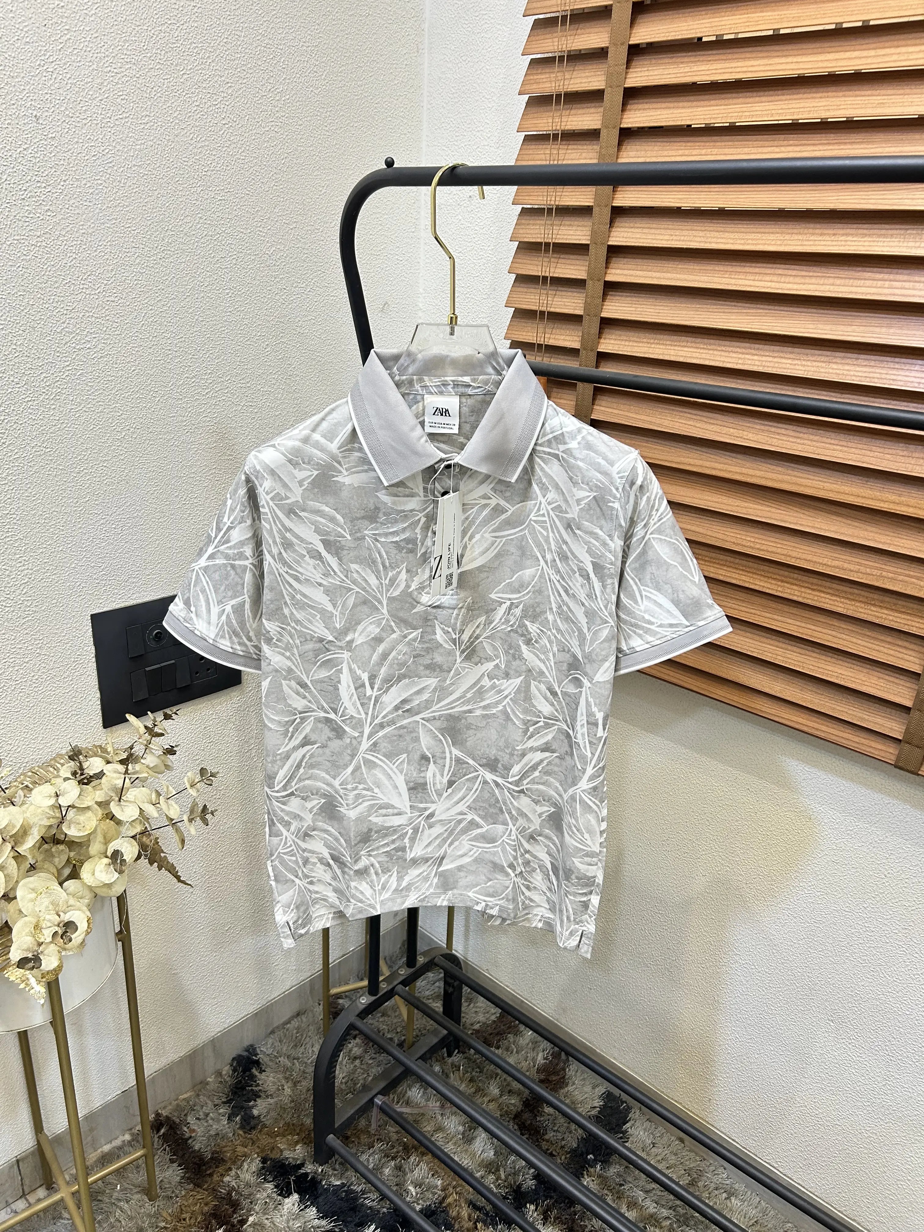 Zar_a Printed Very Premium Imported Polo T-shirt (DN 634)