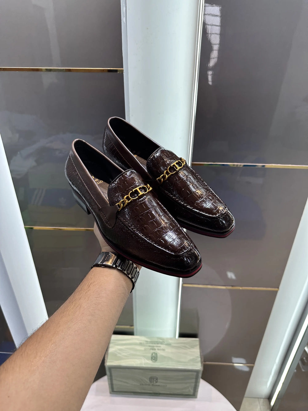 Frank_Romello Brown Premium Formal Loafers