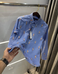 Ralph Lauren Dark Blue Teddy Premium Shirt