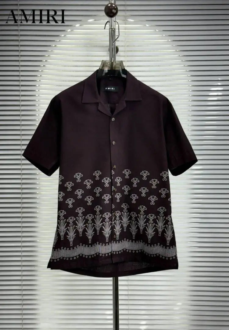 Amir_i Imported E-x!clusive Linen Printed Half Shirt (DN 626)