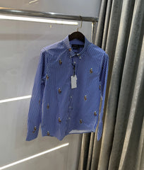 Ralph Lauren Dark Blue Teddy Premium Shirt