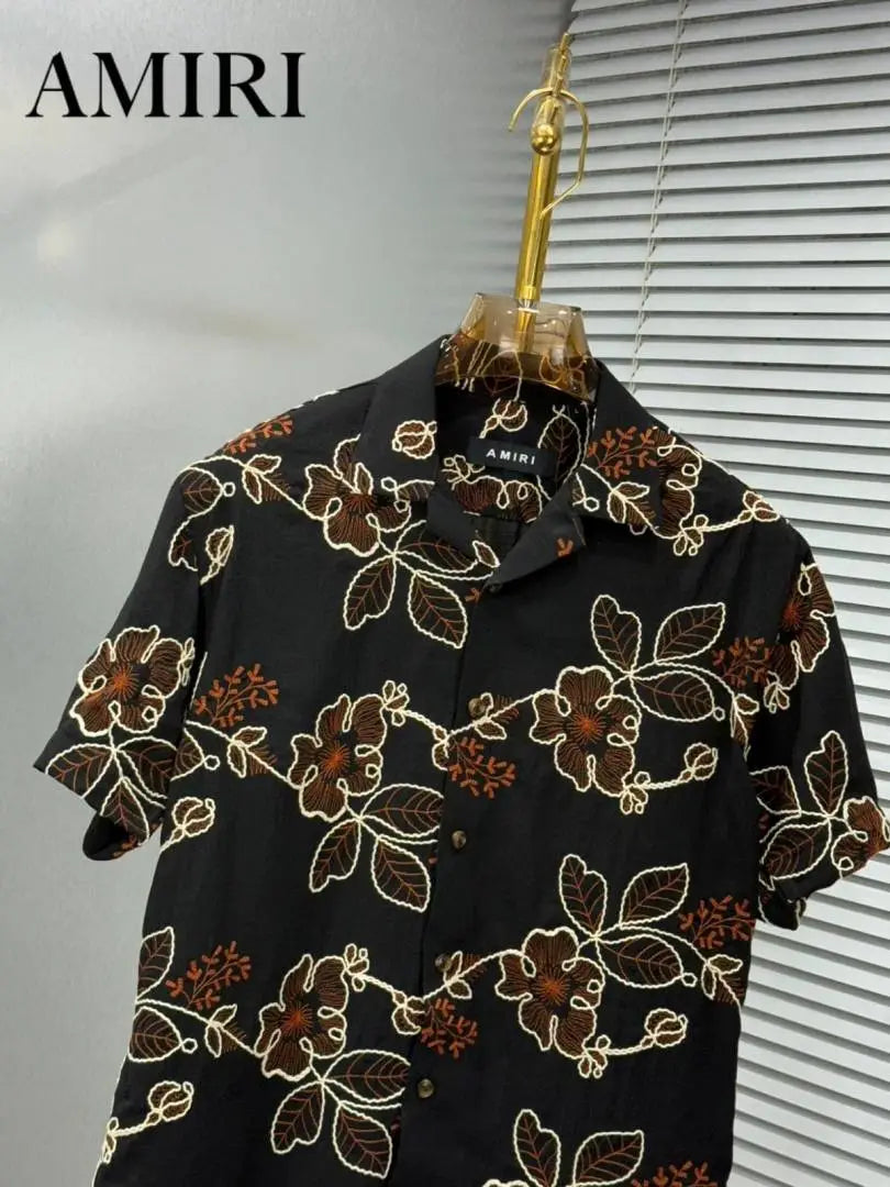 Amir_i Thread Embroidered Imported E_x.clusive Half Shirt (DN 623)