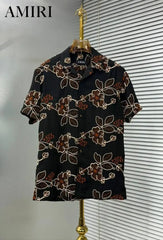 Amir_i Thread Embroidered Imported E_x.clusive Half Shirt (DN 623)