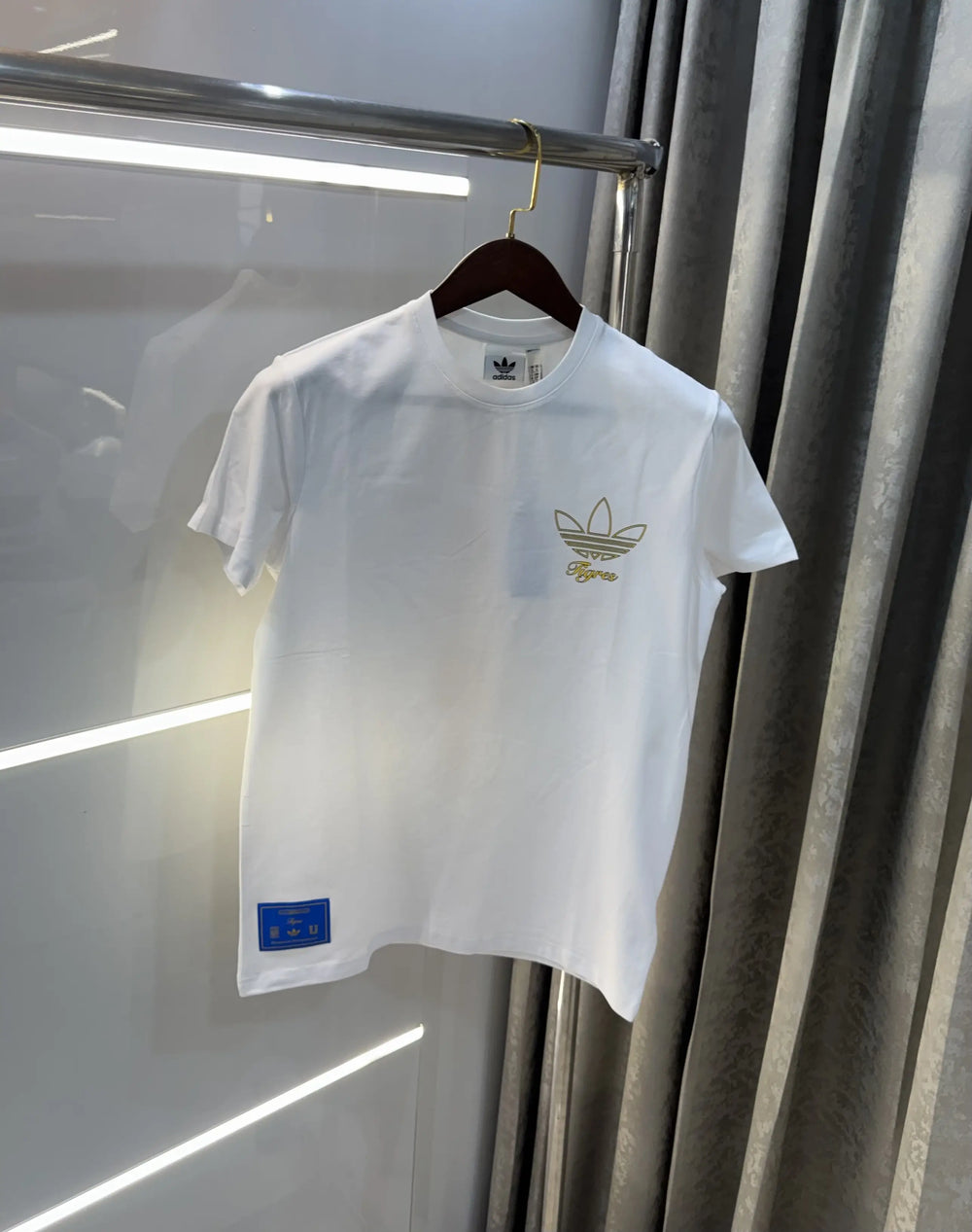 Adida s White Printed Premium Classic T-Shirt