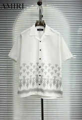 Amir_i Imported EXclusive Linen Printed Half Shirt (DN 626)