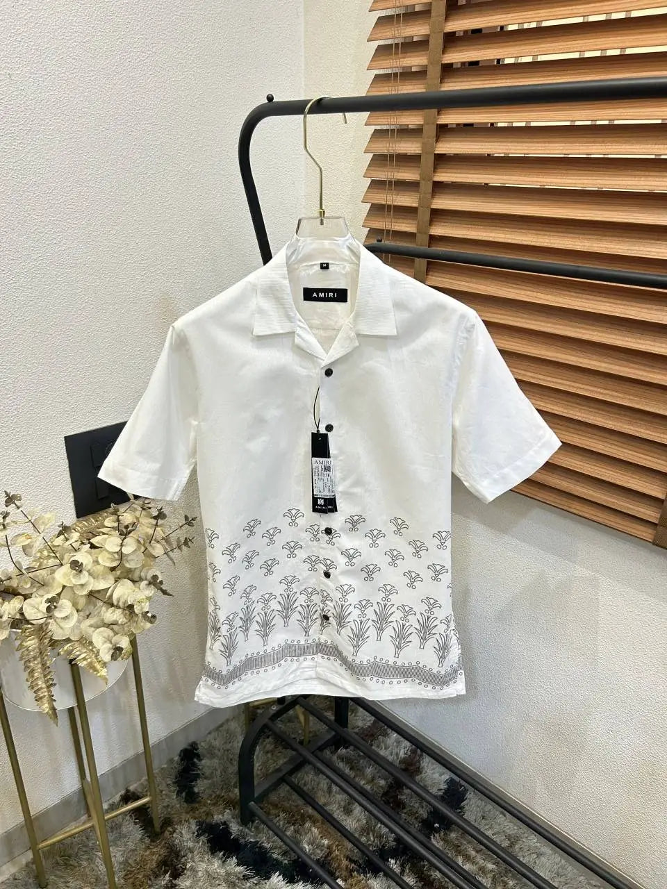 Amir_i Imported EXclusive Linen Printed Half Shirt (DN 626)