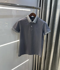 Hugo Boss Grey Embroidery Logo Premium Polo T-shirt