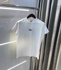 Adidas White Printed Premium Classic T-Shirt