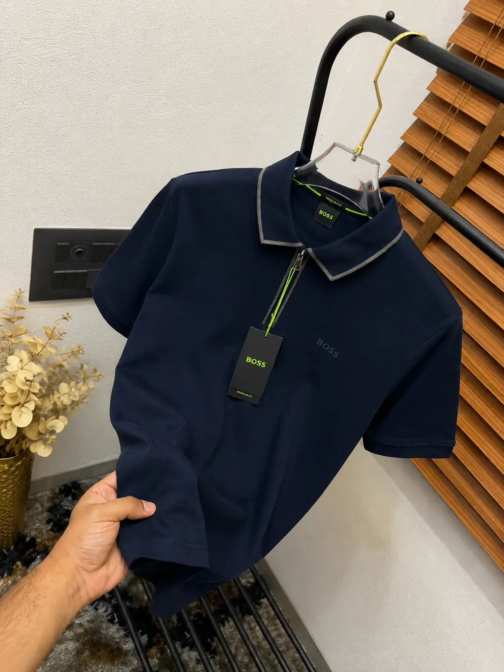 Boss Premium Cotton Classic Polo T-shirt (DN 628)