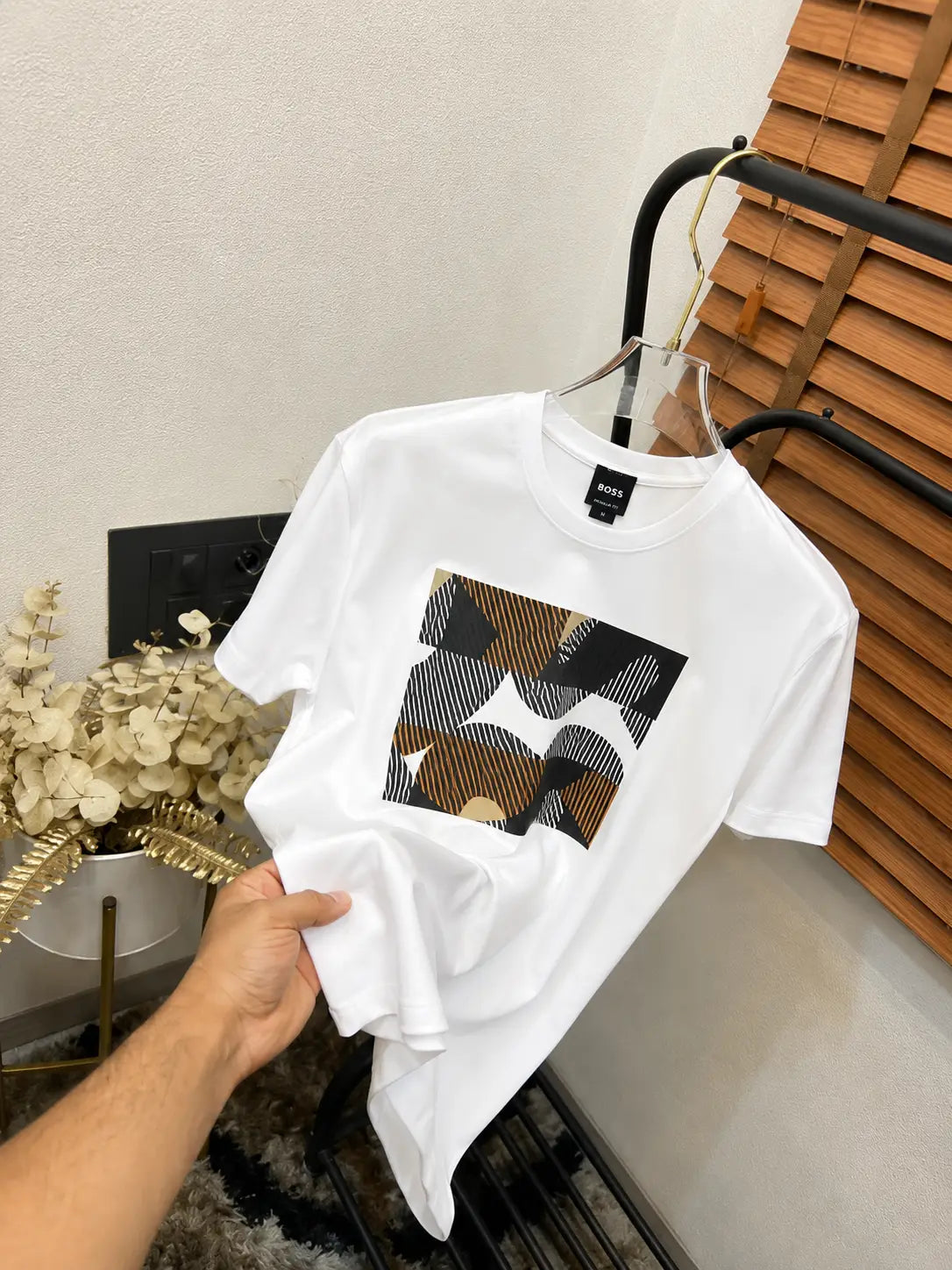 Bos_s Printed Very Premium Imported Round Neck T-shirt (DN 530)