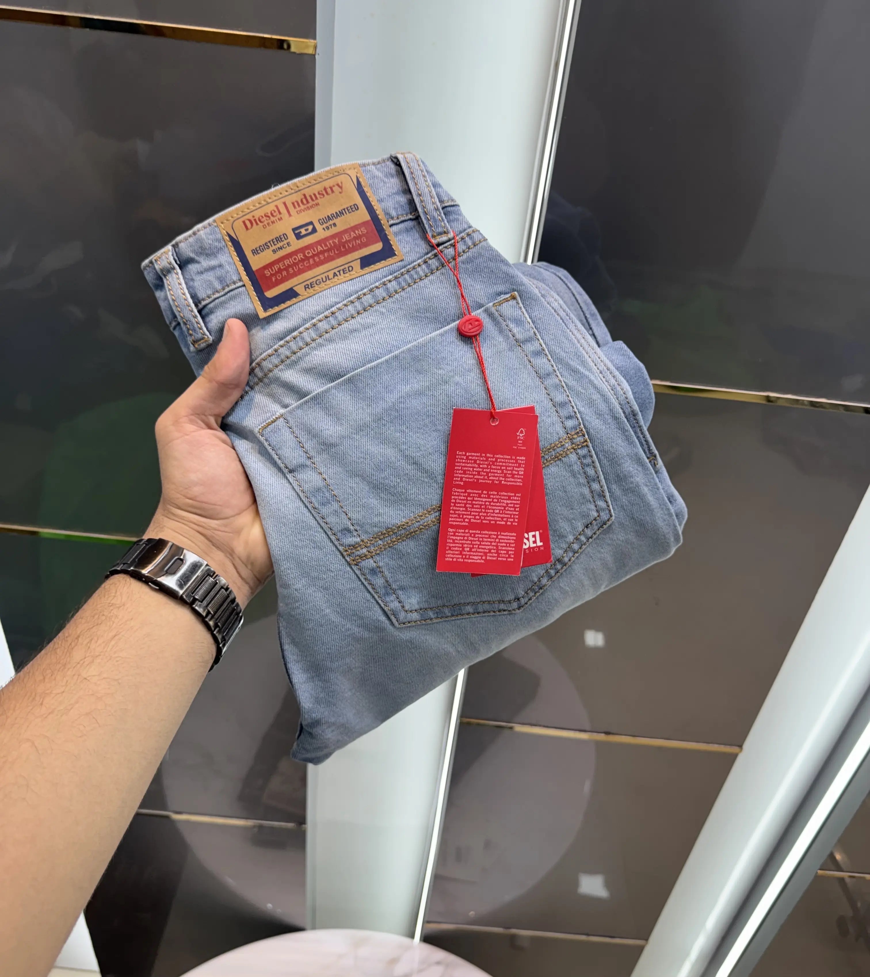 Diesel Sky Blue Imported Premium Denim