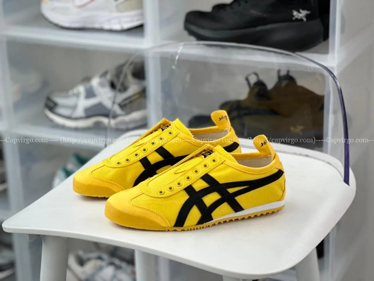 *Onitsuka Tiger Mexico 66 Slip On Yellow Black 145