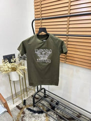 Emporio Arman_i Embroidered Premium Round Neck T-shirt