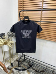 Emporio Arman_i Embroidered Premium Round Neck T-shirt