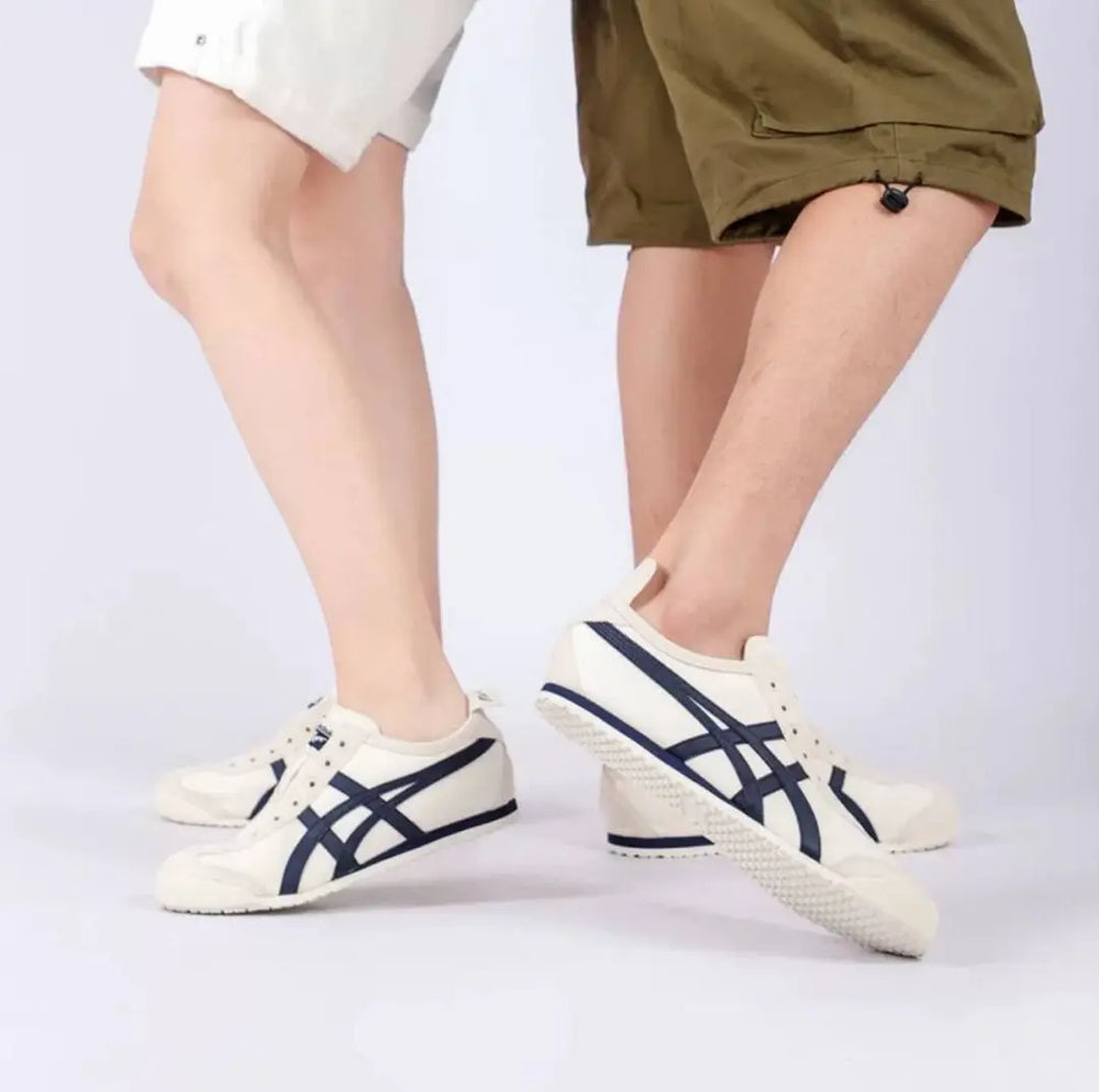 Onitsuka Tiger Mexico 66 Slip On Beige Navy 179