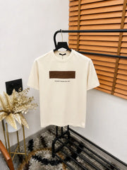 Loui_s Vuitton Turkey Imported Jute Embroidered Premium Drop Shoulder T-shirt (DN 567)