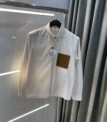 Loewe Beige Logo Patch Imported Shirt
