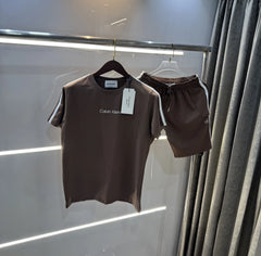 Calvin Klein Brown Logo Work Premium Cord Set