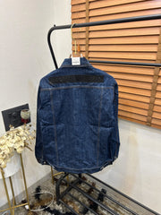 Balmai_n Turkey Imported Very Premium Highly Detailed Denim Dark Blue Jacket (DN 560)
