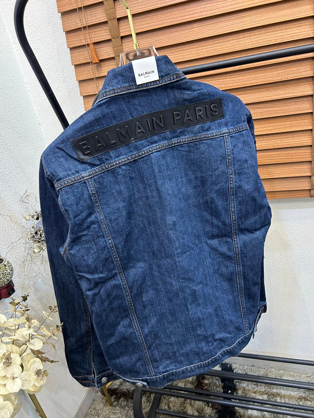 Balmai_n Turkey Imported Very Premium Highly Detailed Denim Dark Blue Jacket (DN 560)