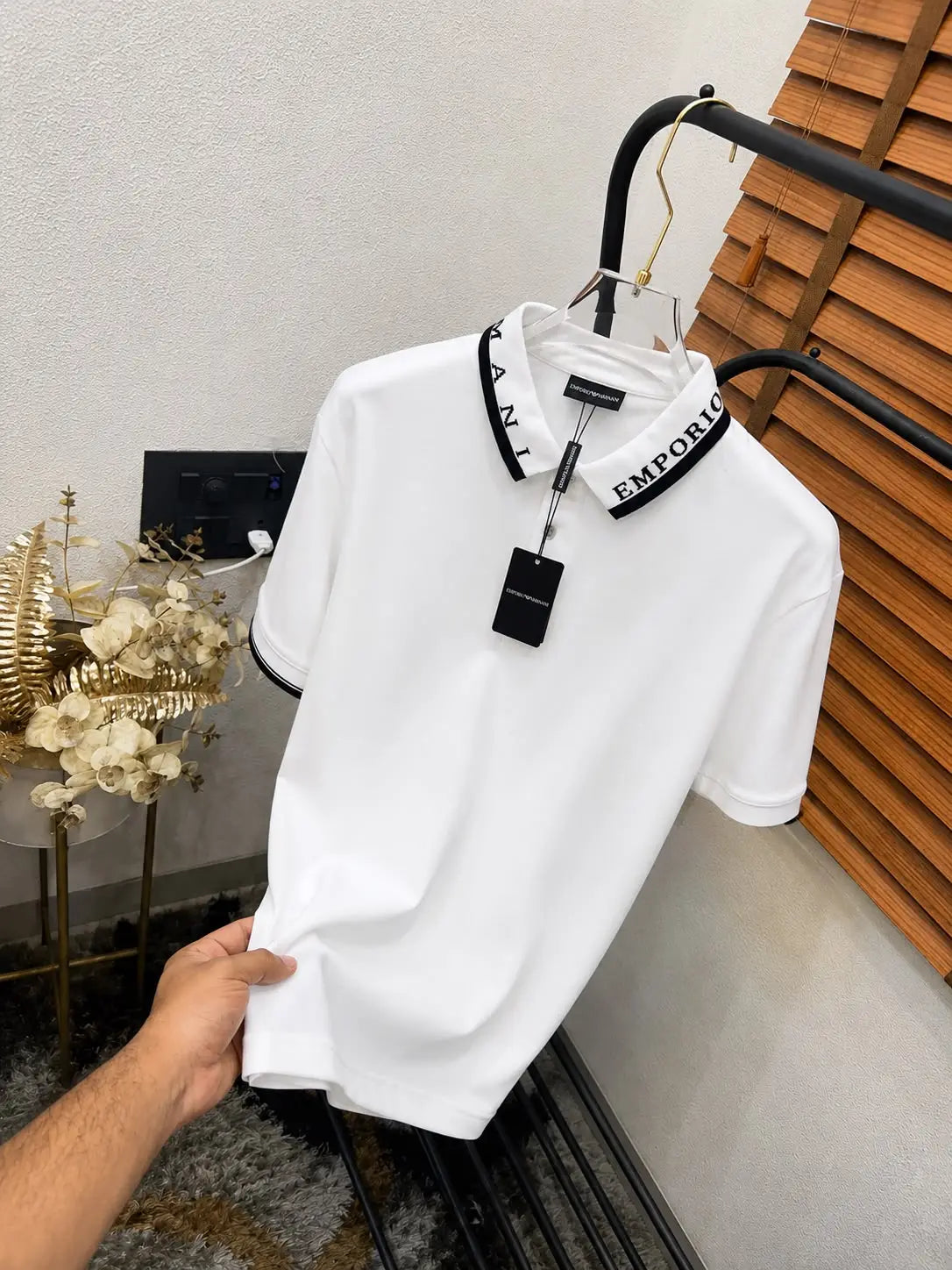 Emporio Arman_i Imported Very Premium Polo T-shirt (DN 553)