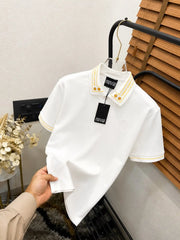 Versac_e Printed Imported Very Premium Classic Polo T-shirt (DN 546)