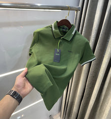Hugo  Bos s Green Logo Work Premium Polo T-shirt