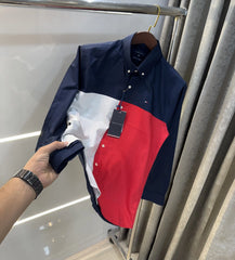 Tommy Hilfiger Navy Blue Classic Premium Shirt