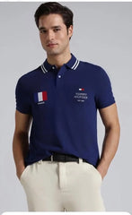 Tomm y Hilfiger Blue Premium Polo T-shirt