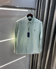 Ralph Lauren Aqua Green Premium Linen Shirt