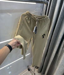 Chrome Hearts Biege Logo Work Premium Trackpant