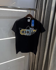 Adidas Black Printed Premium Classic T-Shirt