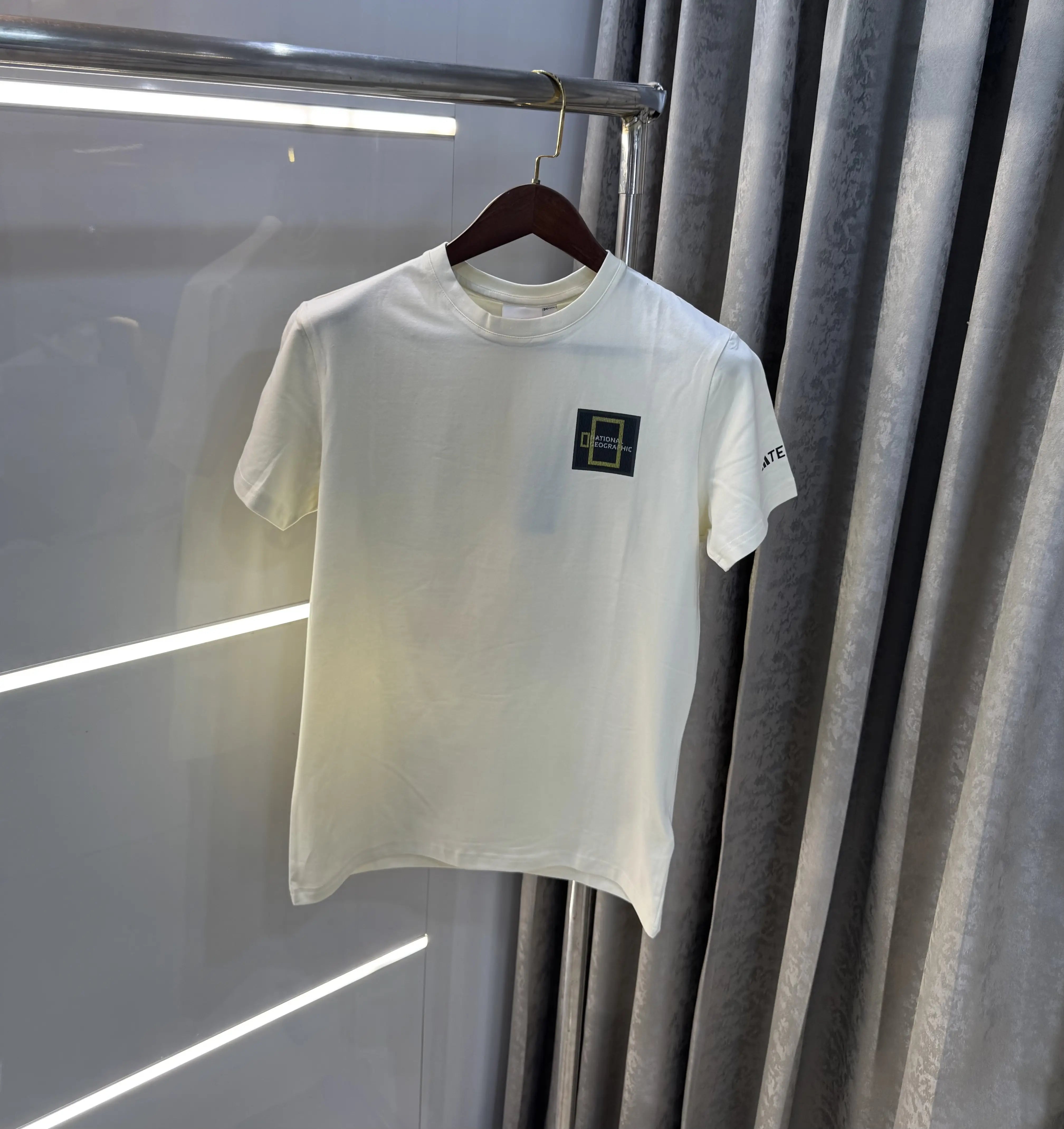 Adidas Cream Printed Premium Classic T-Shirt