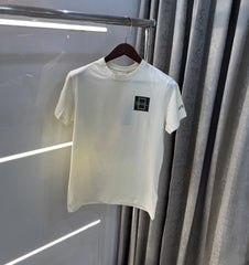 Adidas Cream Printed Premium Classic T-Shirt