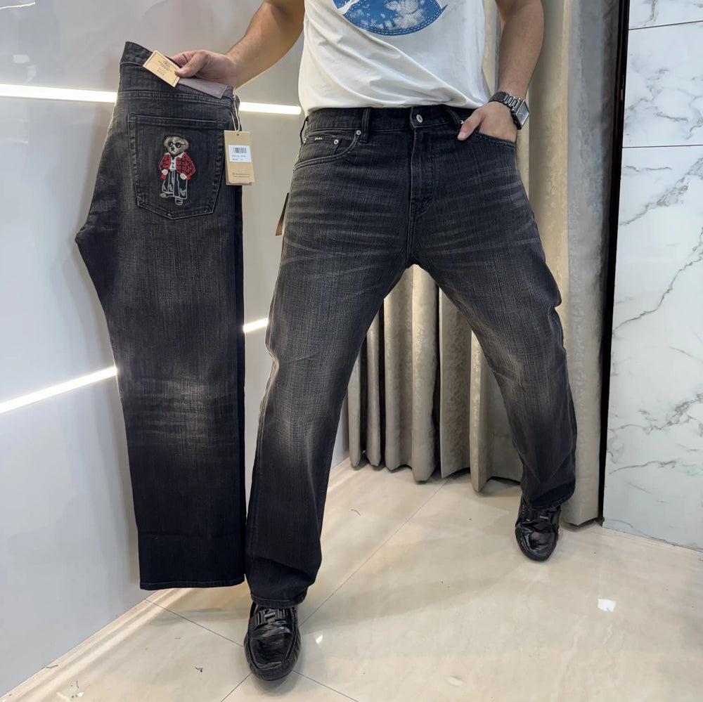 Ralp h  Lauren Carbon Black Teddy Edtion Imported Denim