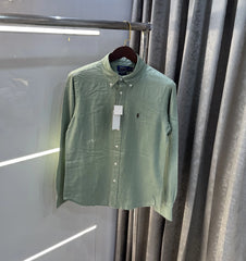 Ralph Lauren Green Premium Linen Shirt