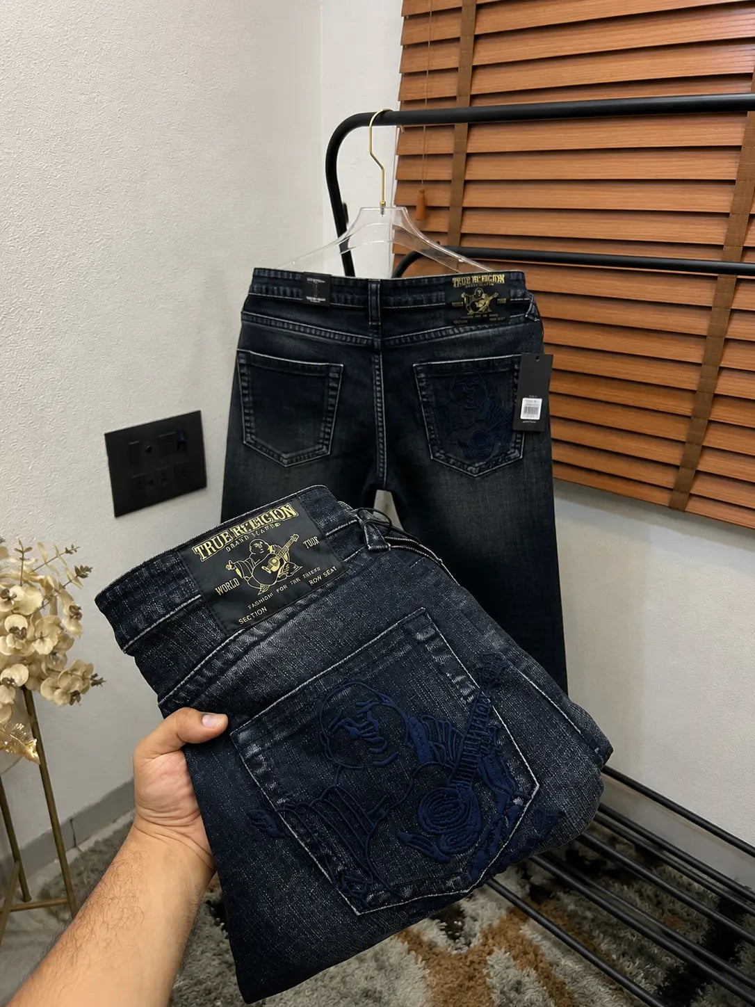True Religio_n Exclusive Imported Boot Cut Denim Navy Blue (DN 644)