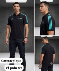 Adida s Black Premium Polo T-shirt