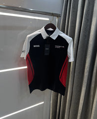 Hug o Boss Porsch e Black Premium Polo T-shirt