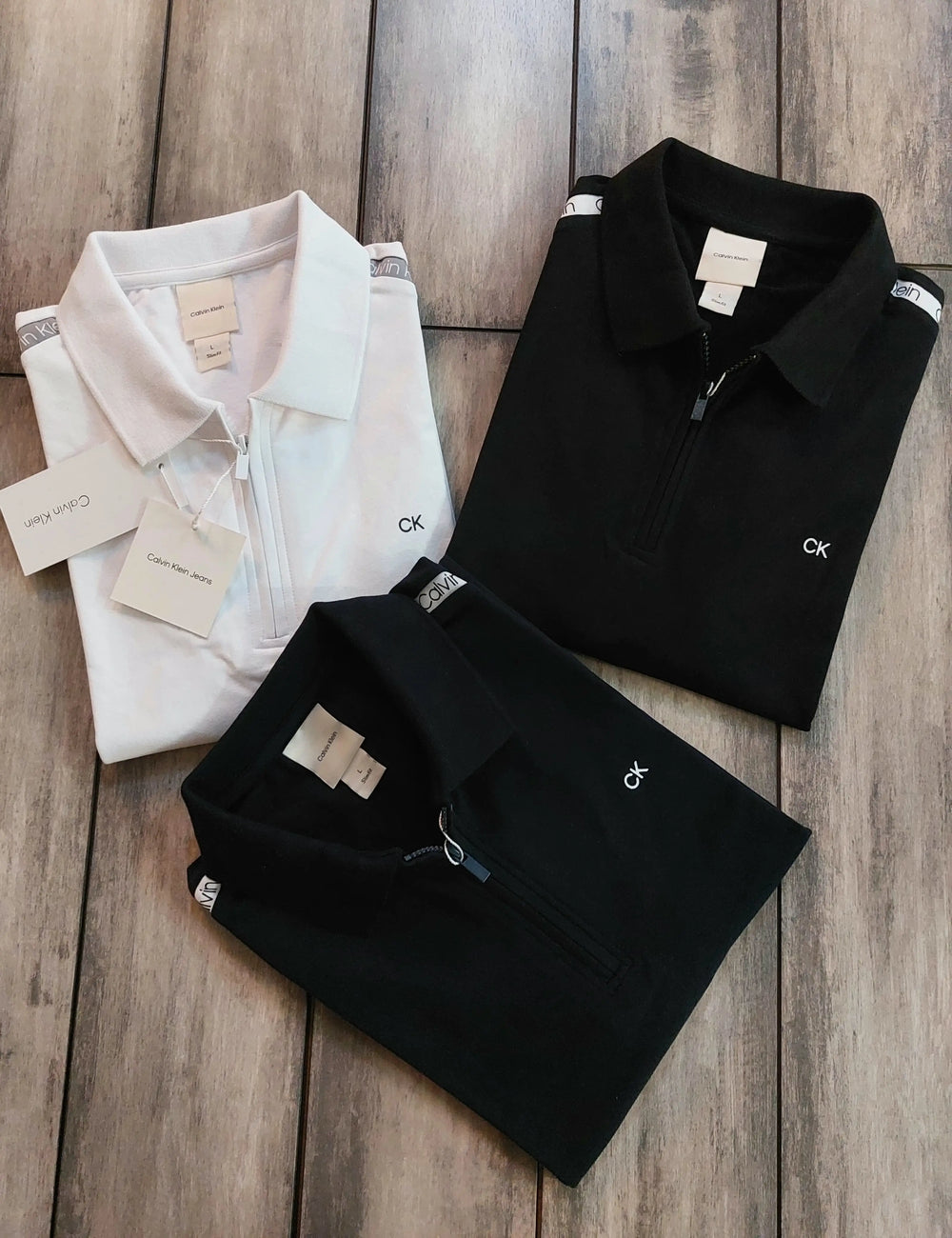Calvin  Klein Black Premium Polo T-Shirt