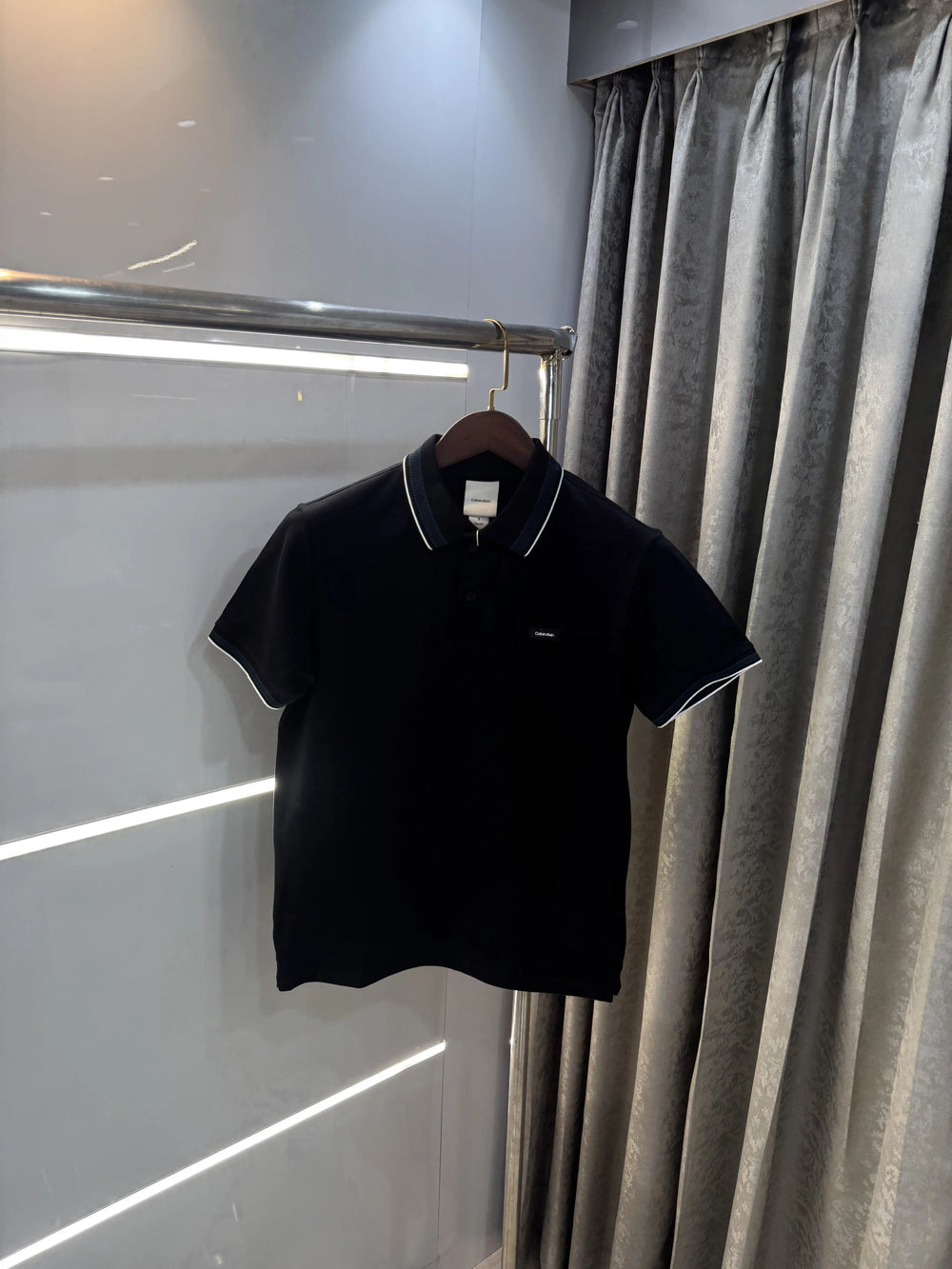 Calvin  Klein Black Premium Polo T-Shirt